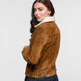Trucky - Blouson western cuir femme