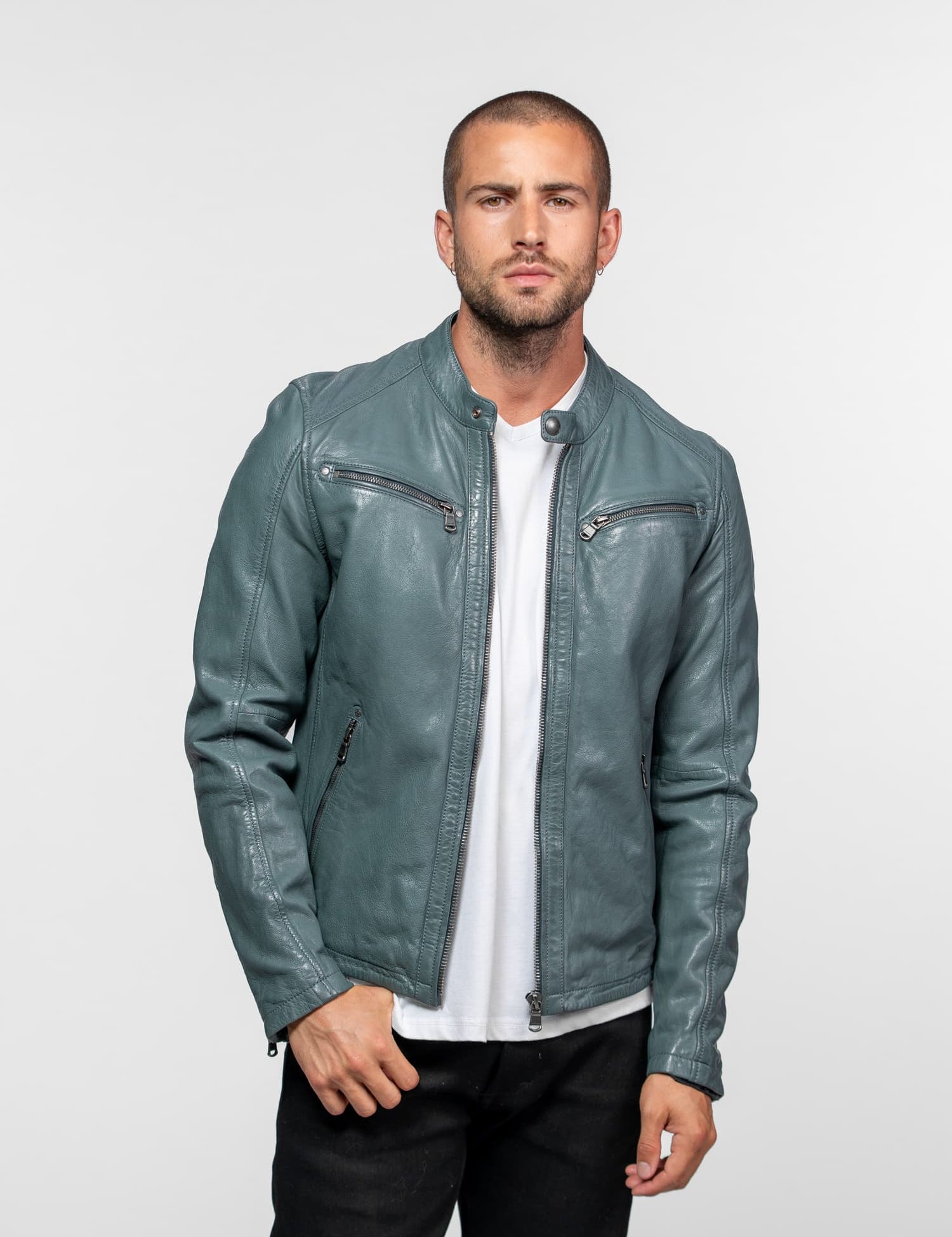 Gafino - Blouson cuir homme