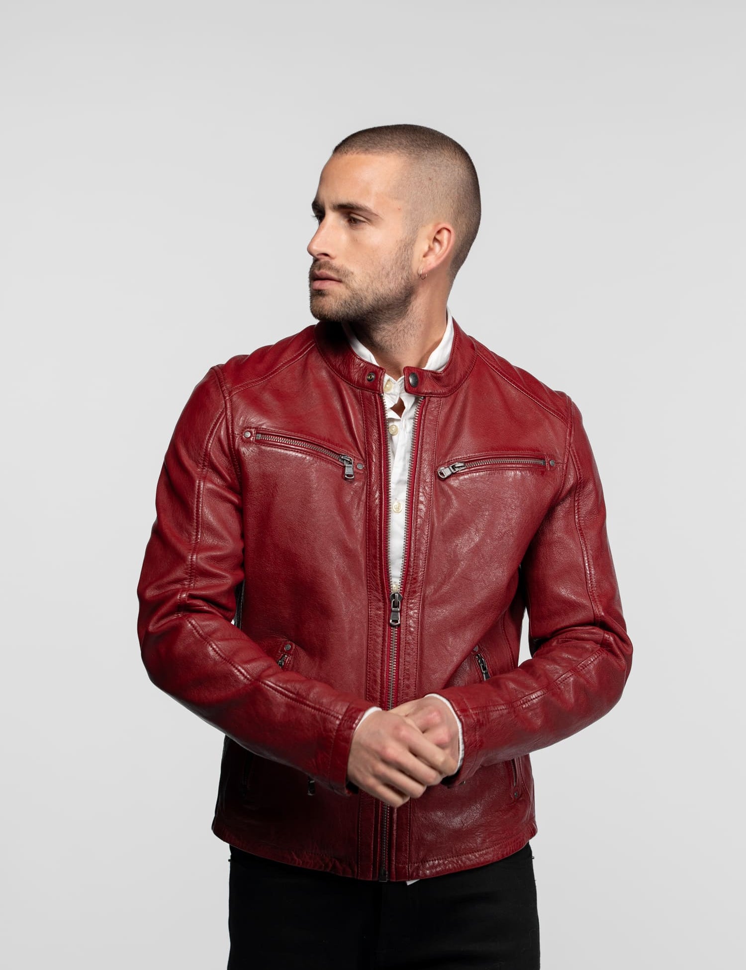 Gafino - Blouson cuir homme