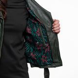 Paula - Blouson biker cuir femme