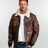 Mythic - Blouson air force cuir homme