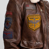 Mythic - Blouson air force cuir homme