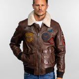 Mythic - Blouson air force cuir homme