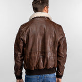 Mythic - Blouson air force cuir homme
