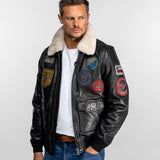 Mythic - Blouson air force cuir homme