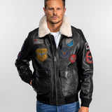 Mythic - Blouson air force cuir homme