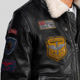 Mythic - Blouson air force cuir homme