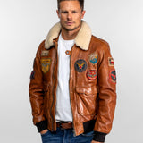 Mythic - Blouson air force cuir homme