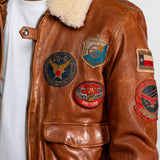 Mythic - Blouson air force cuir homme