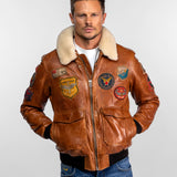 Mythic - Blouson air force cuir homme