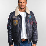 Mythic - Blouson air force cuir homme