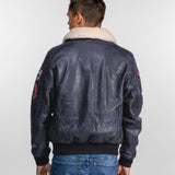 Mythic - Blouson air force cuir homme