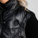 Victoria - Doudoune cuir femme