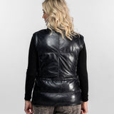 Victoria - Doudoune cuir femme