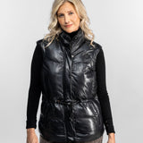 Victoria - Doudoune cuir femme
