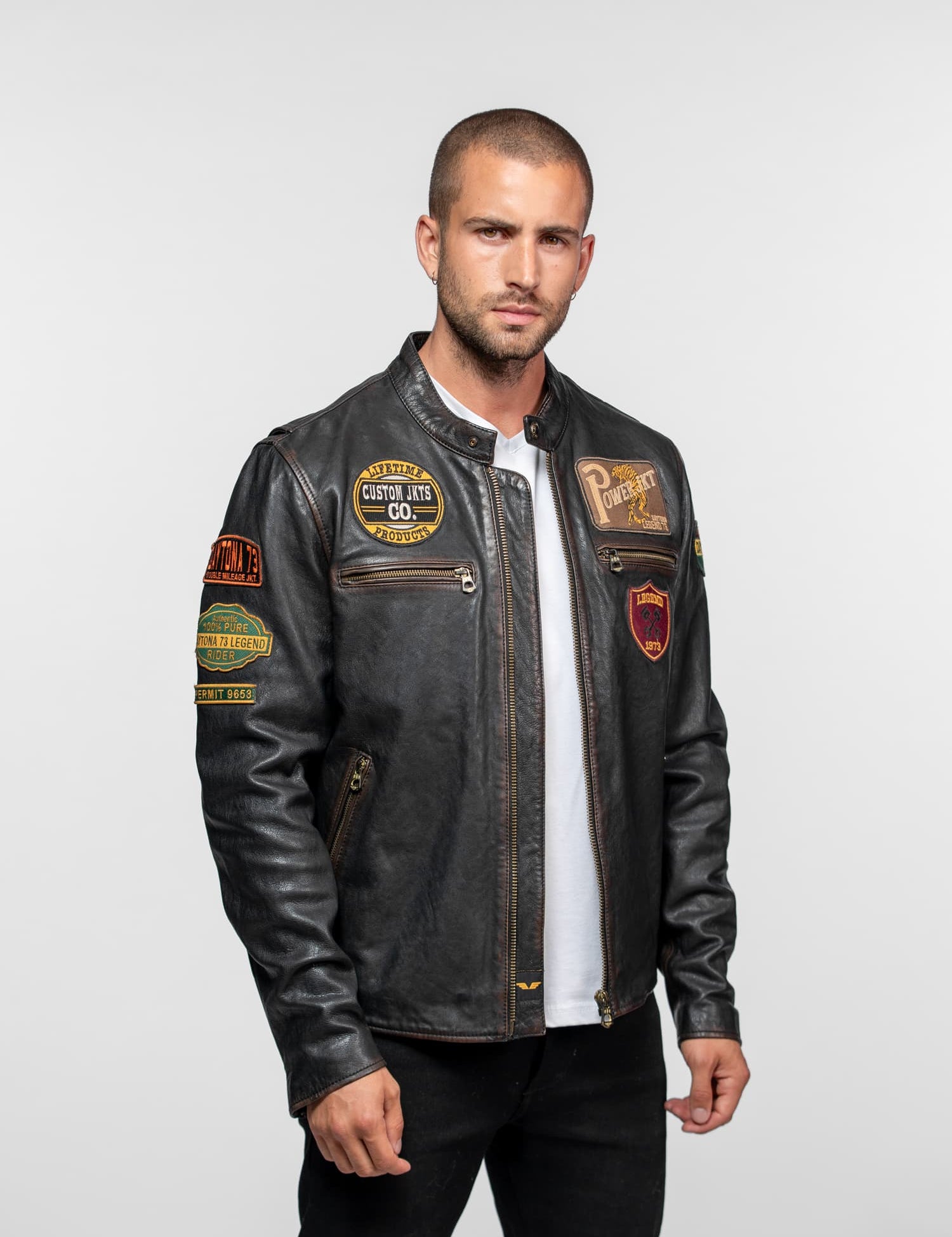 Martinez - Blouson moto vintage
