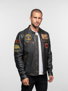 Martinez - Blouson moto vintage