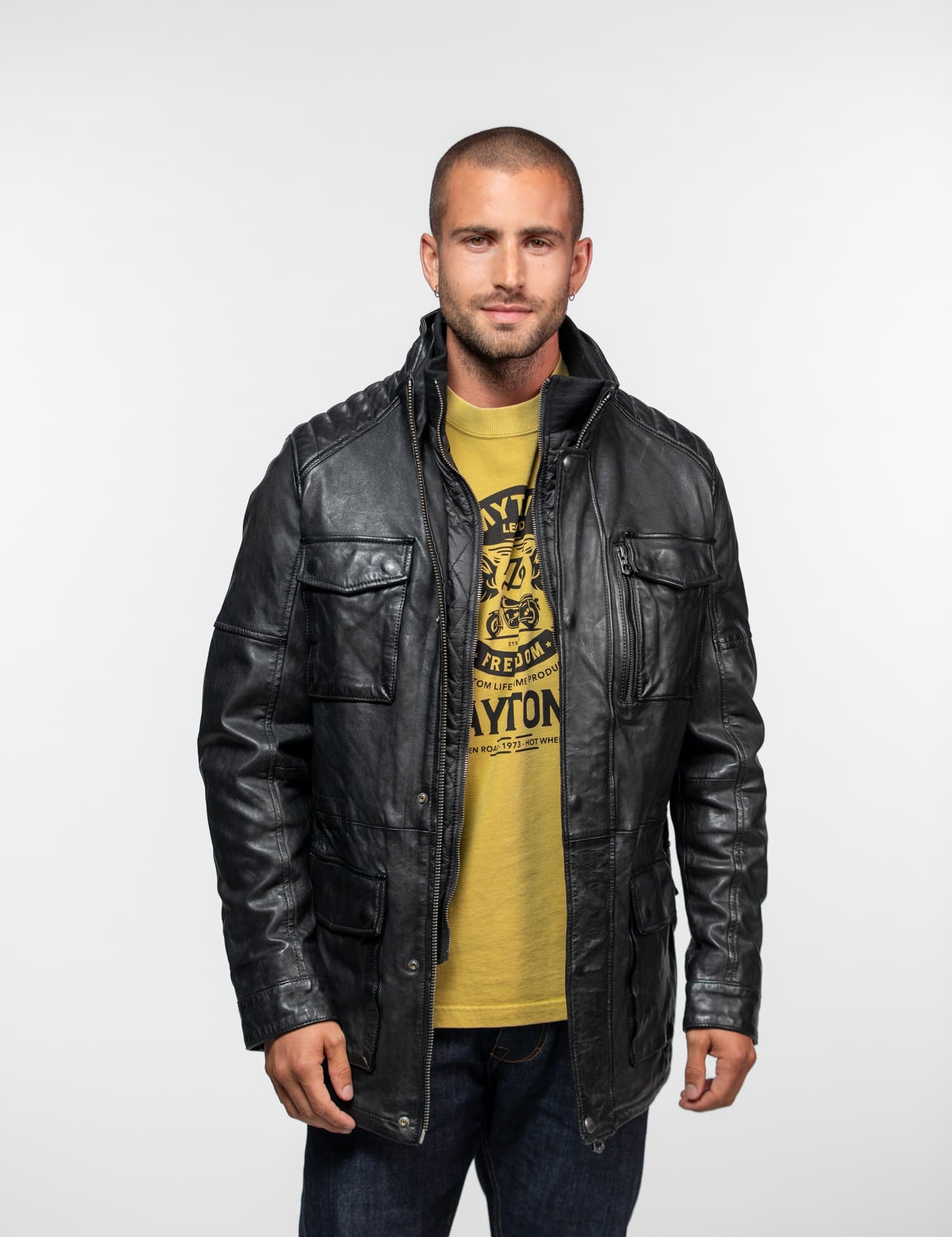 Rodeo - Veste cuir homme