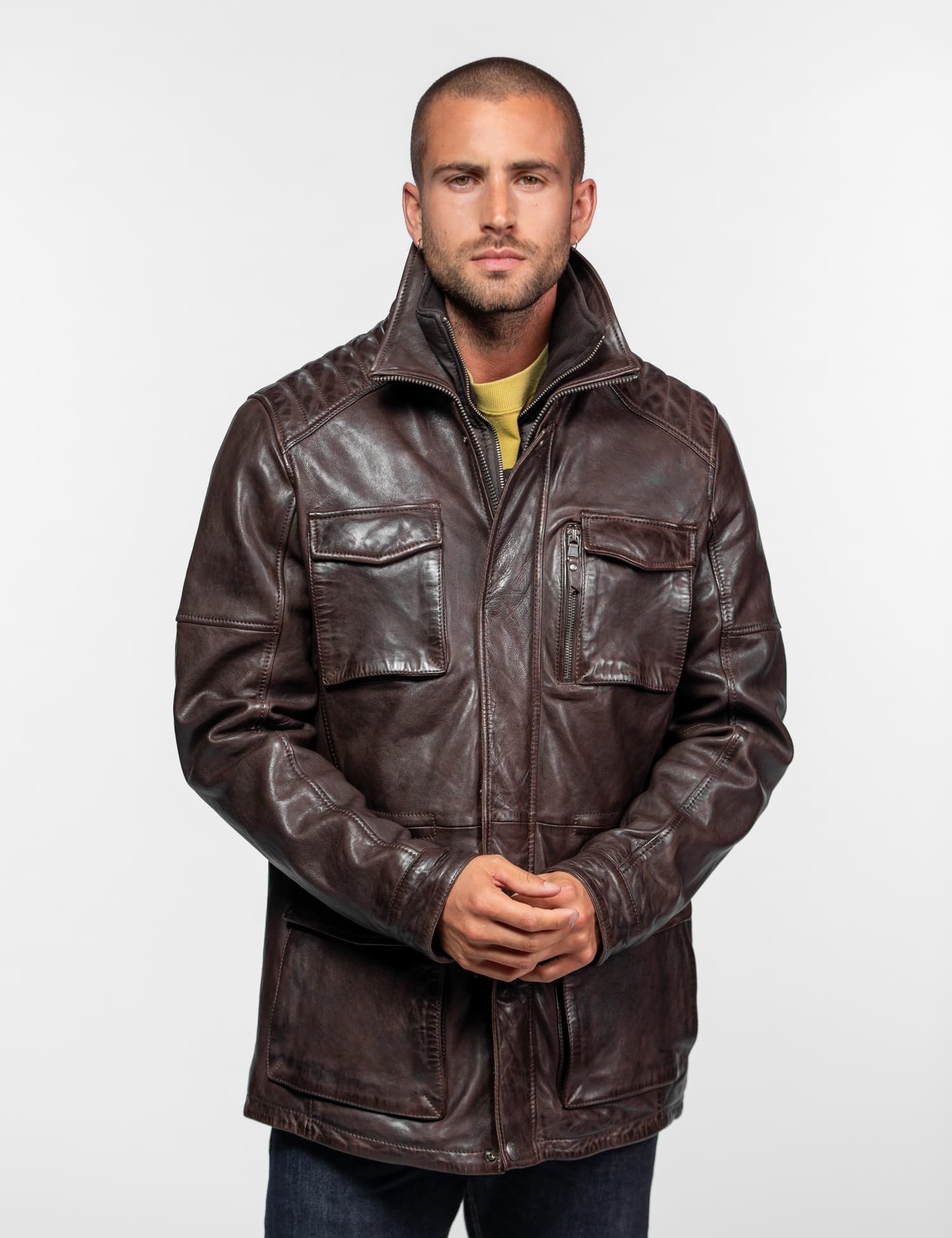 Rodeo - Veste cuir homme