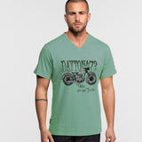 Kooskiar - T-shirt moto vintage