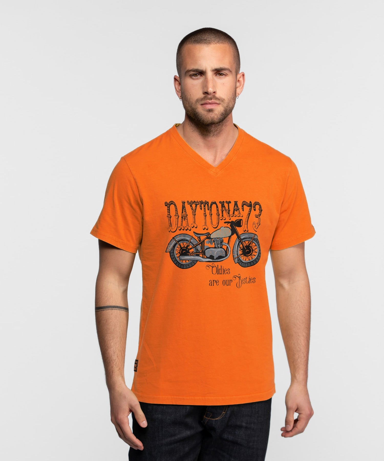 Kooskiar - T-shirt moto vintage