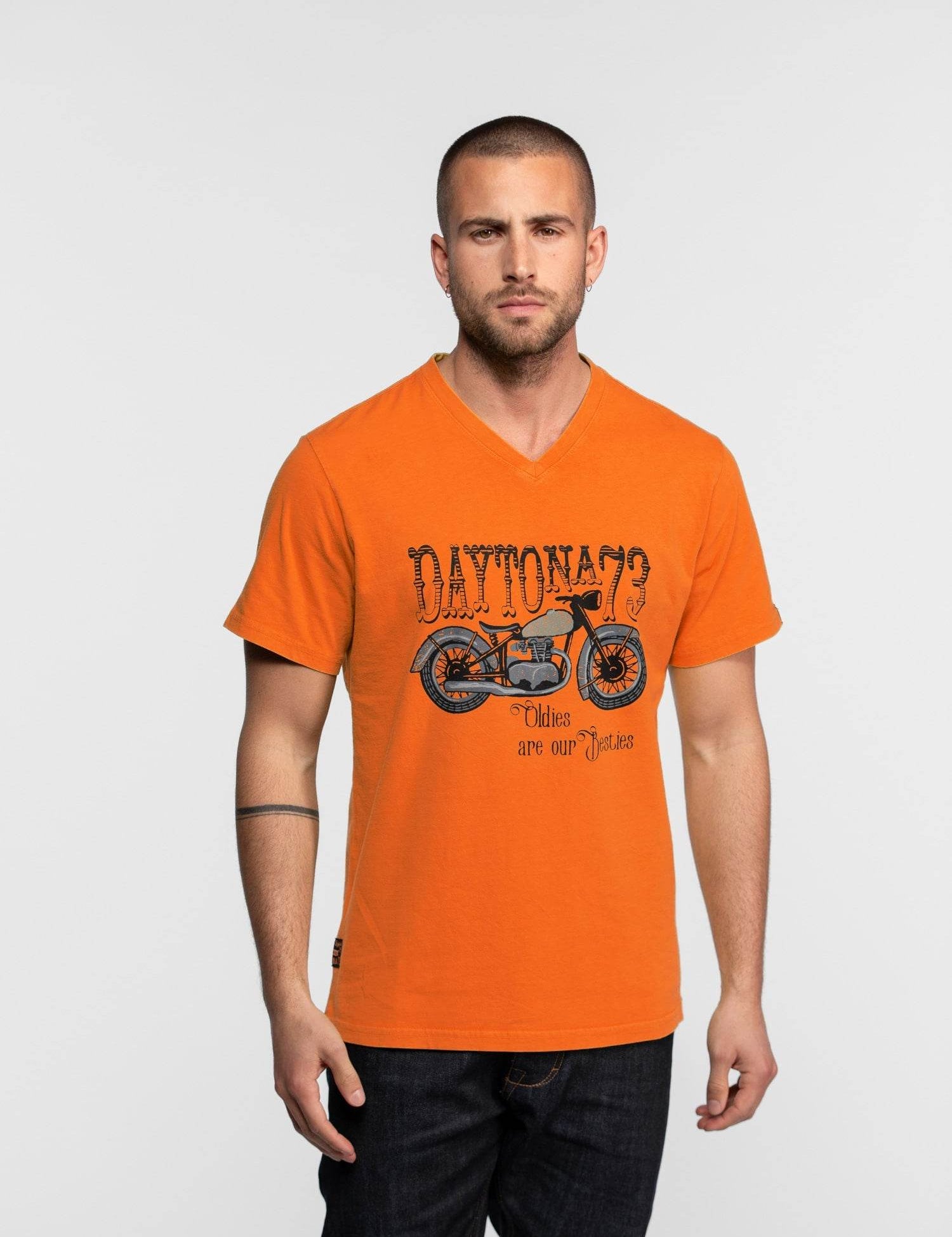 Kooskiar - T-shirt moto vintage