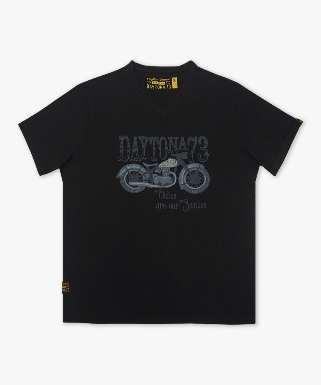 Kooskiar - T-shirt moto vintage