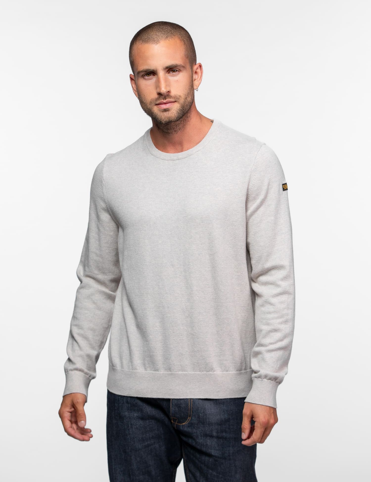 Amick - Round neck cashmere sweater