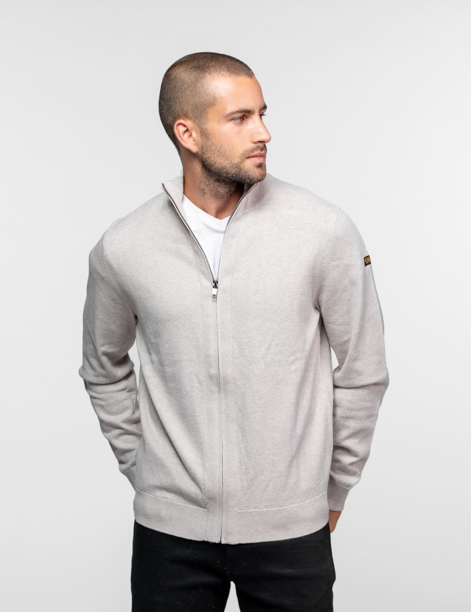 Arnold - Men's zipped cardigan