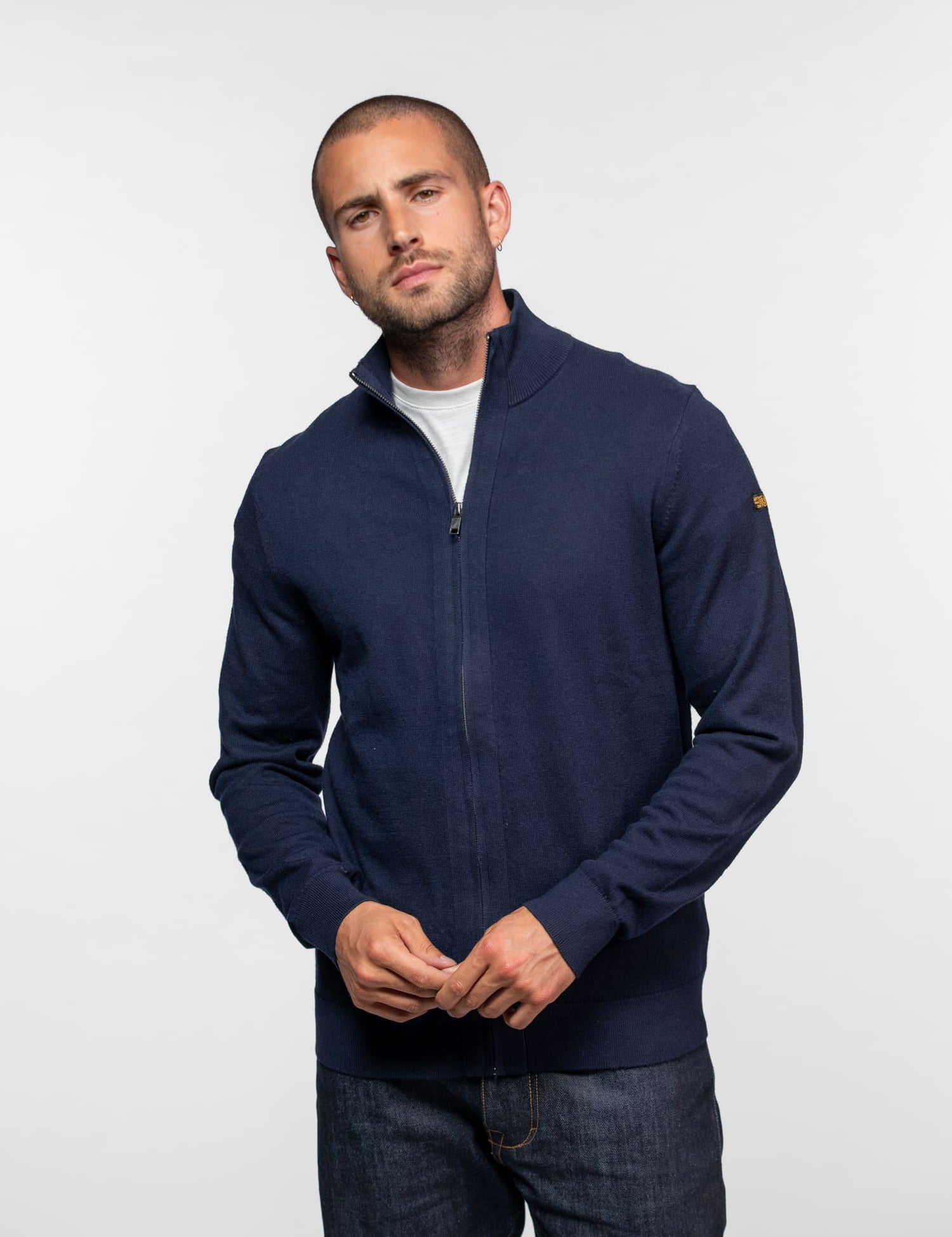 Arnold - Men's zipped cardigan