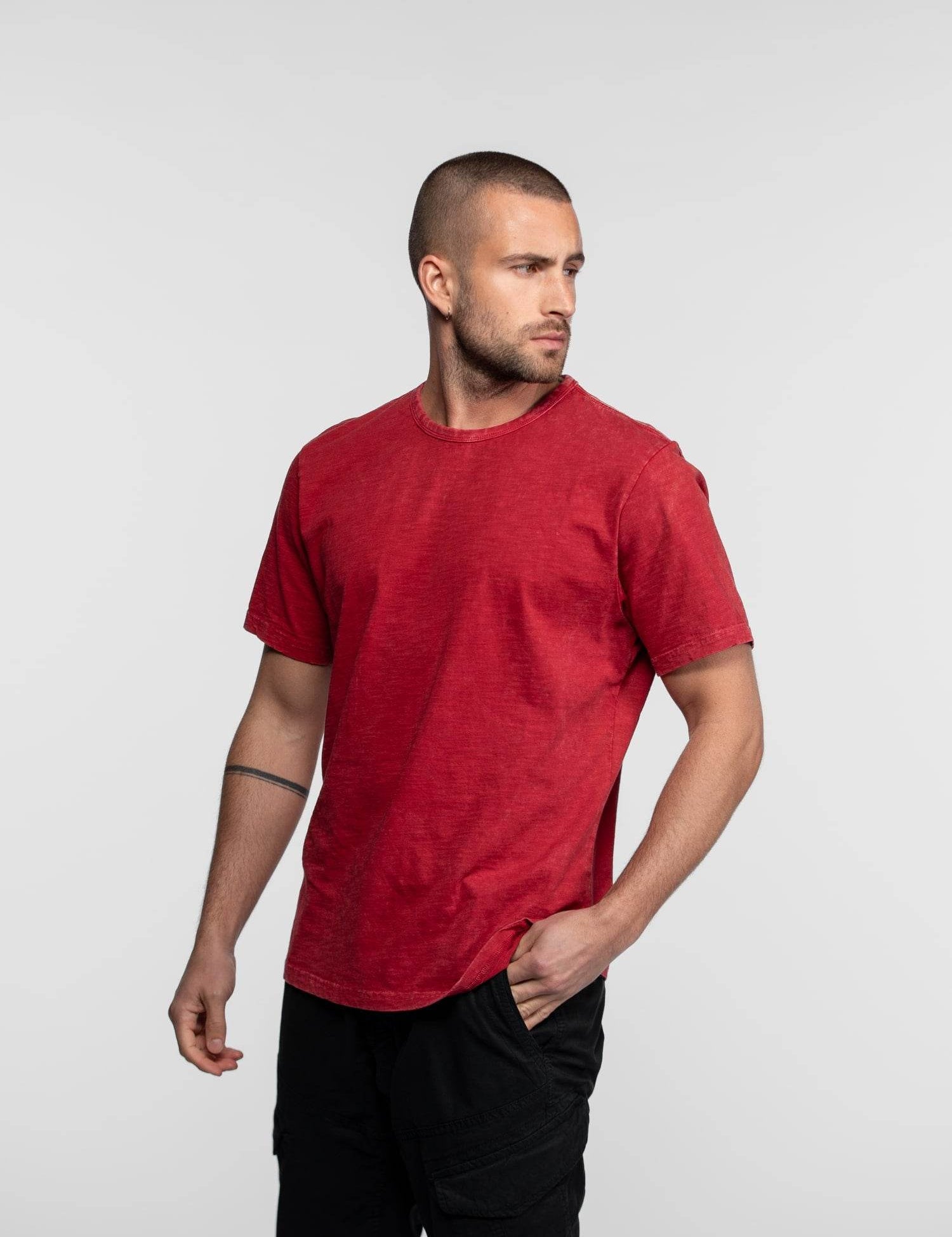 Arjun - T-shirt délavé homme