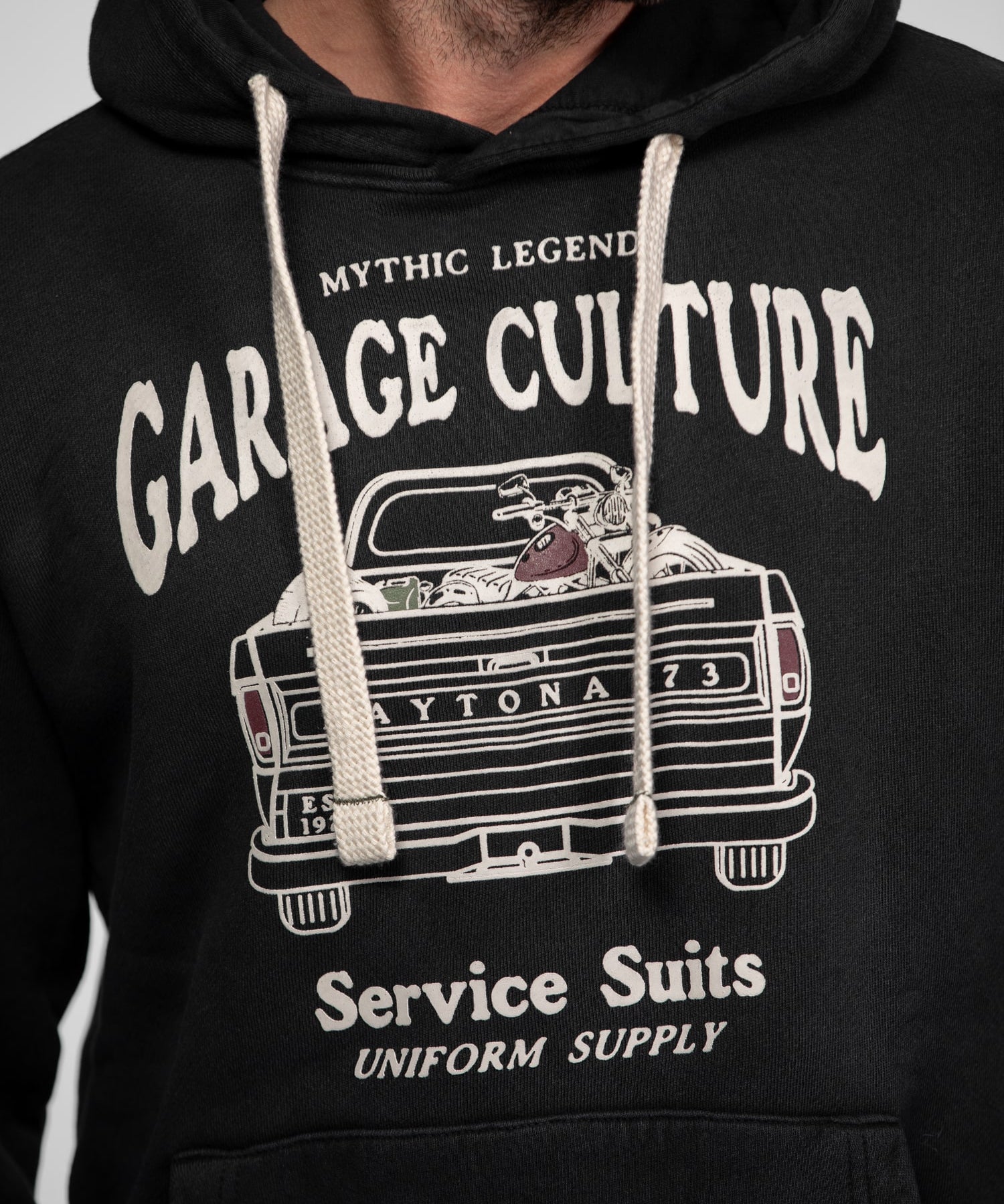 Tony - Sweat capuche garage custom