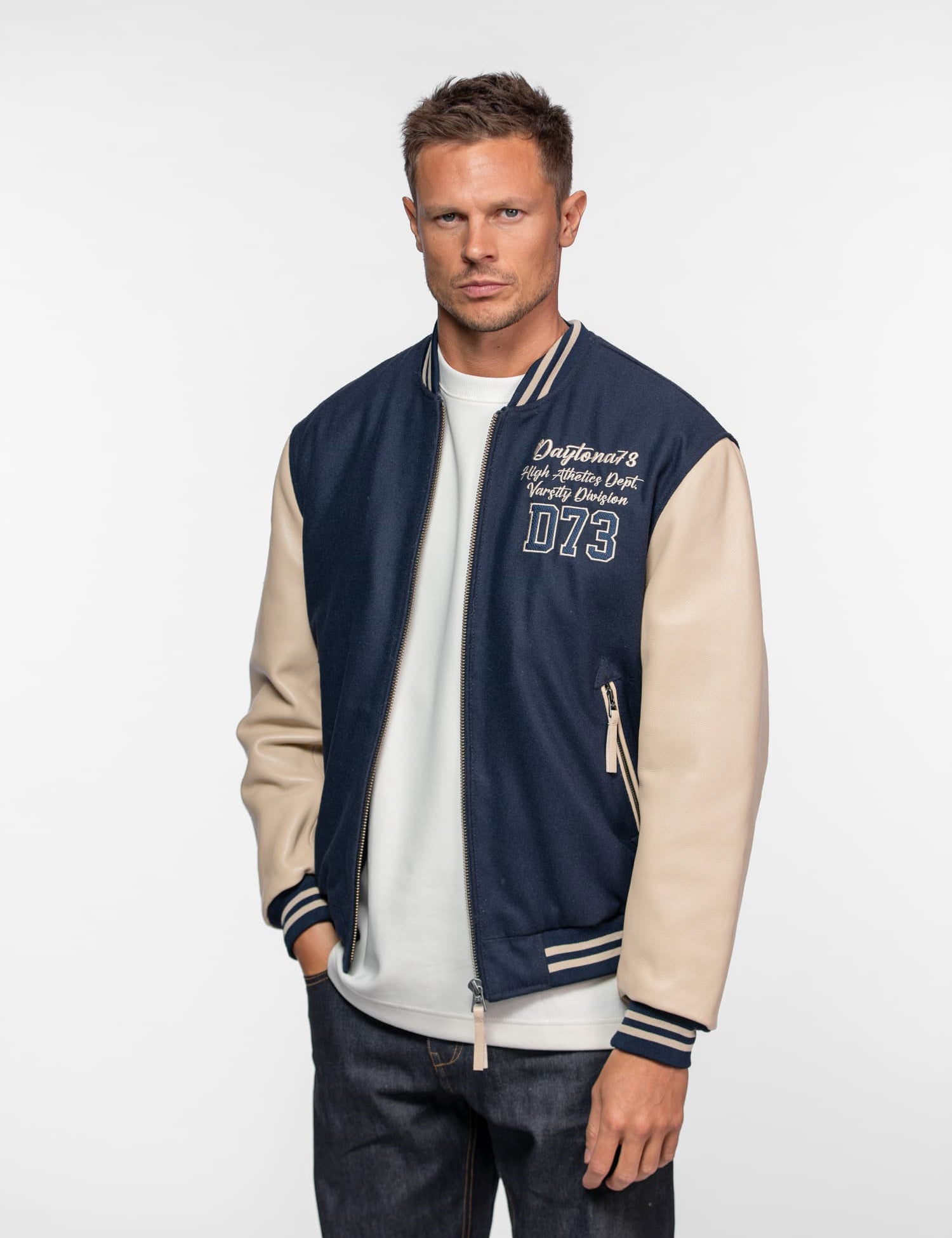 Ethier - Bomber universitaire vintage