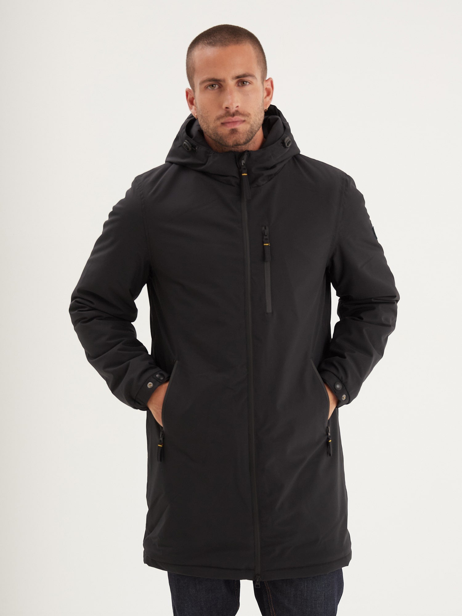 DAN Cold Weather Parka ブラック Regen - Long Sherpa Parka – Daytona 73