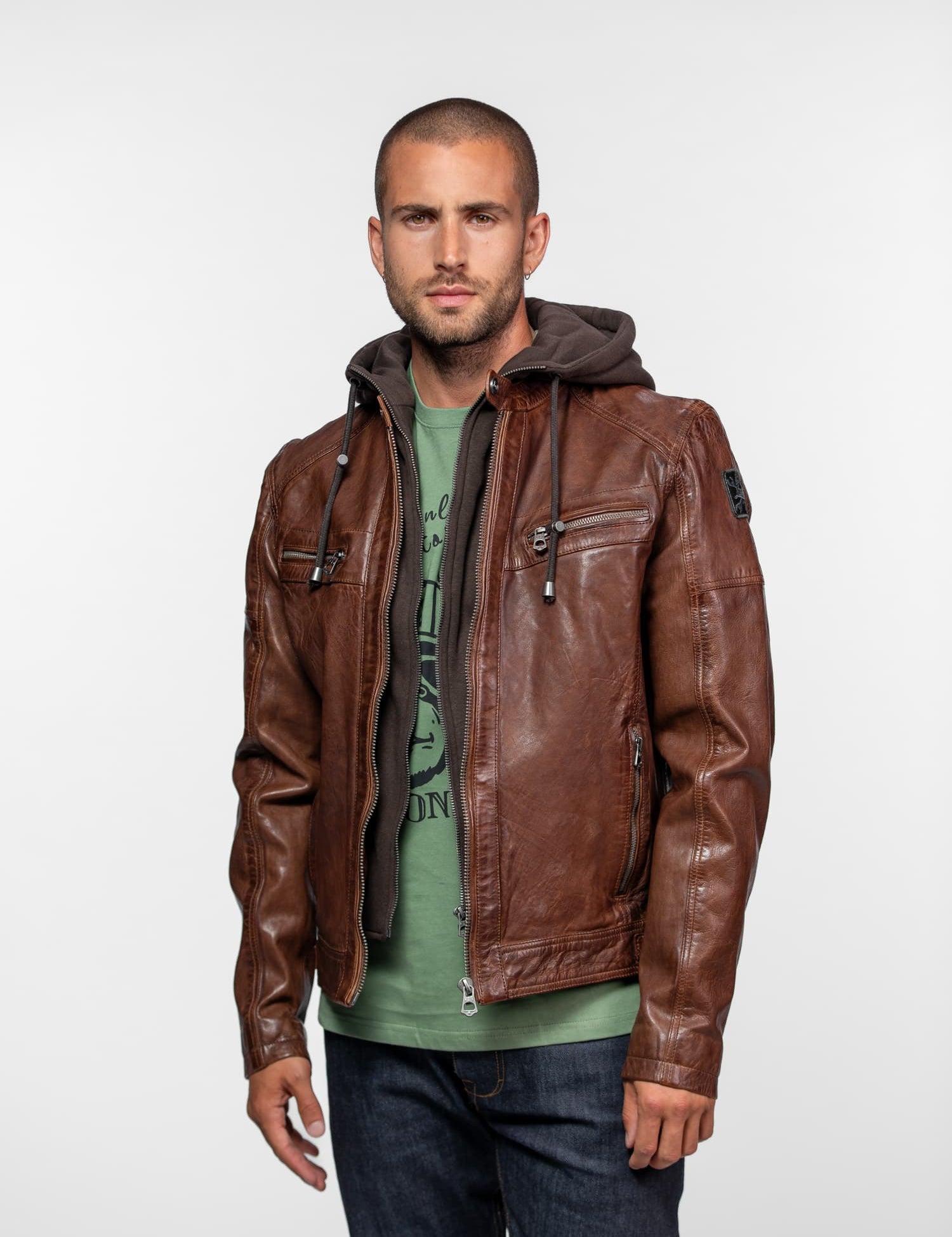 Diego - Blouson cuir von dutch