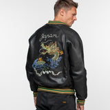 Triade - Bomber sukajan cuir