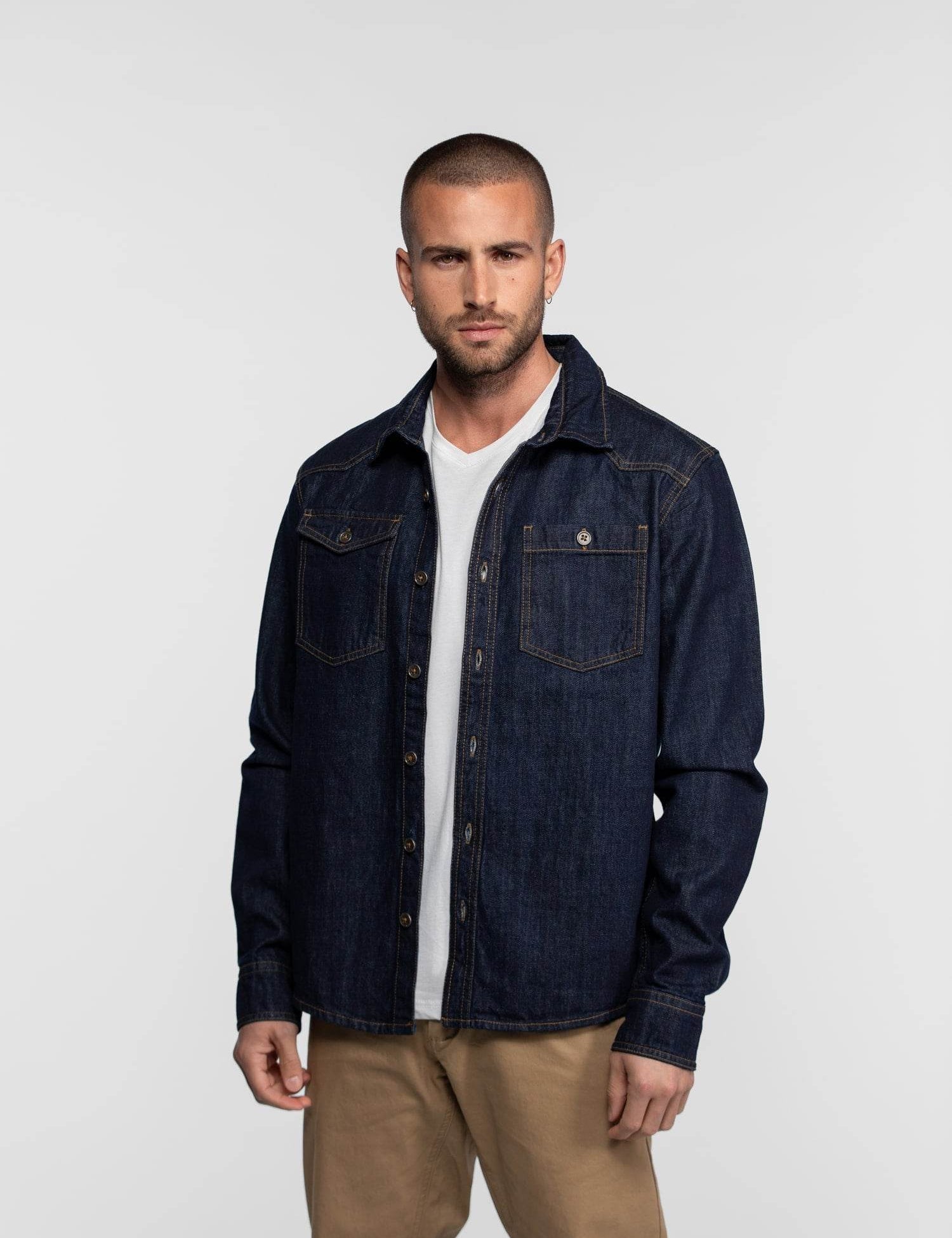 Pueblo - Chemise denim homme