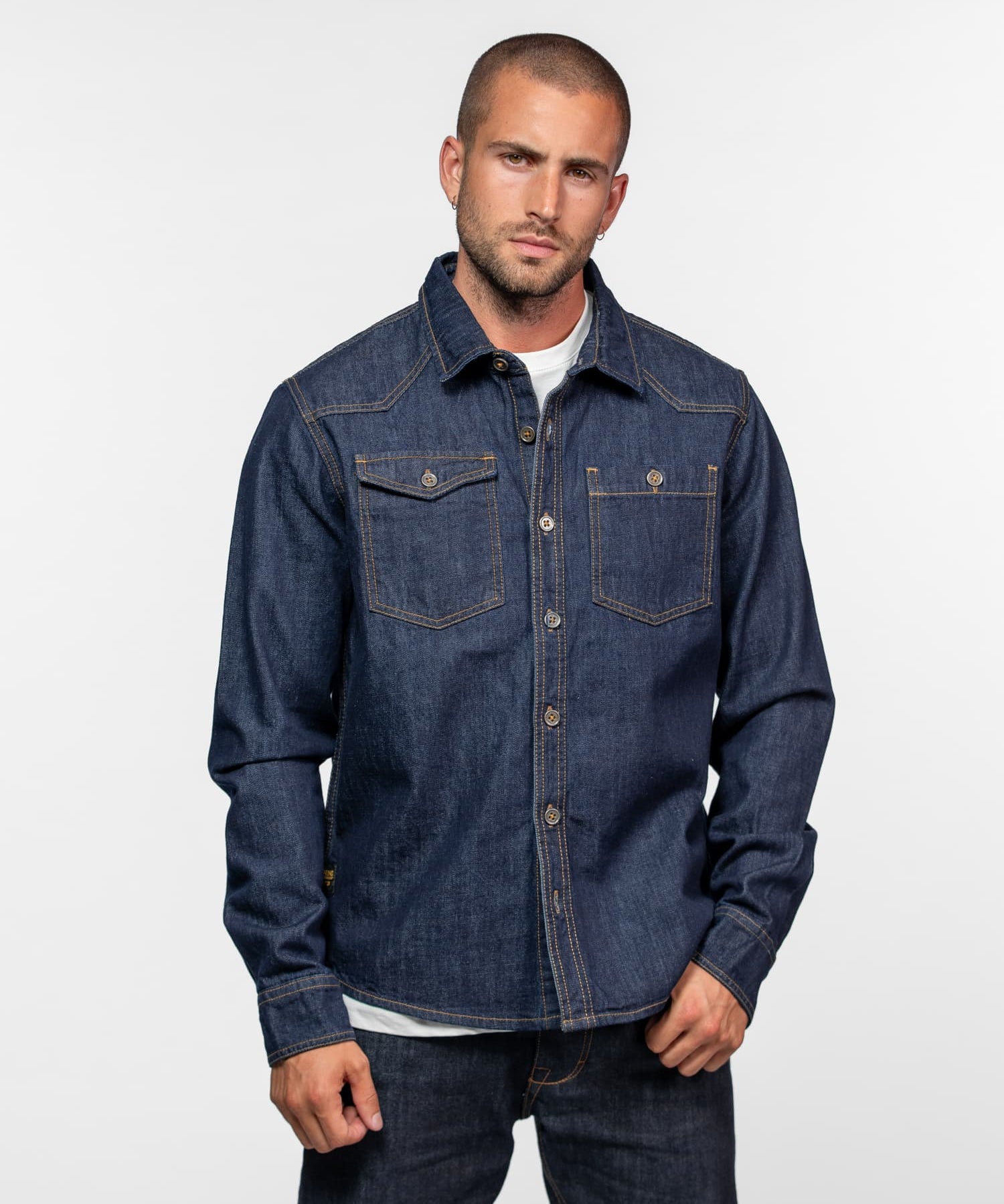 Pueblo - Chemise denim homme