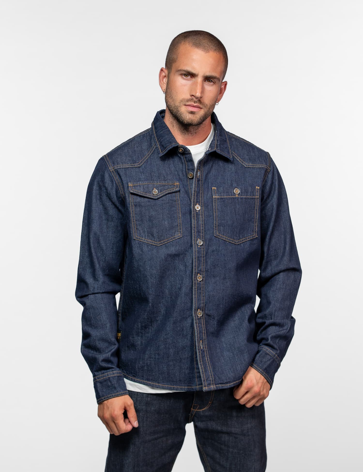 Pueblo - Chemise denim homme