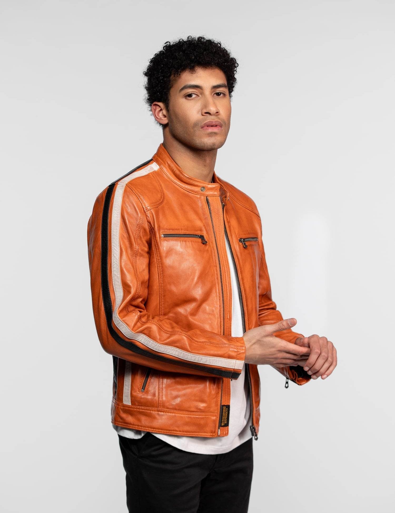 Scotty - Blouson cuir motard