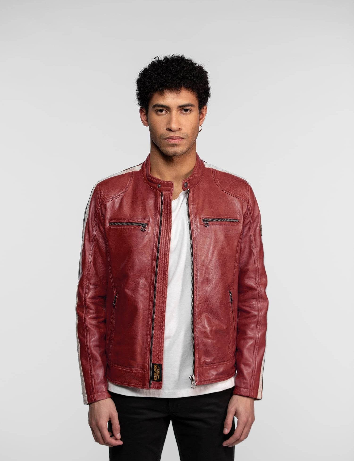 Scotty - Blouson cuir motard
