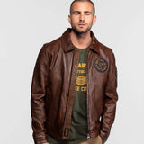 Monty - Blouson cuir aviateur