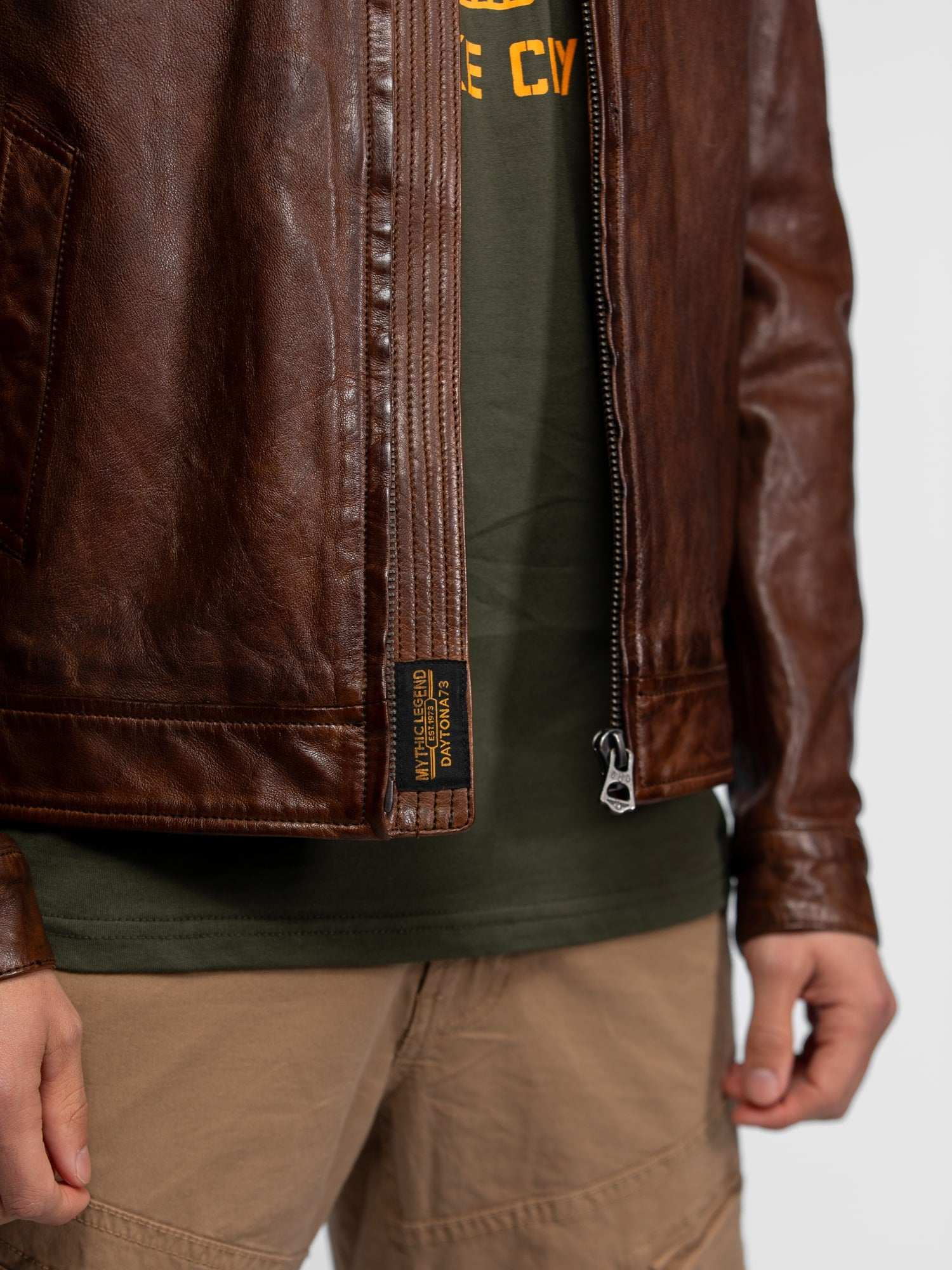 Monty - Blouson cuir aviateur