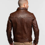 Monty - Blouson cuir aviateur