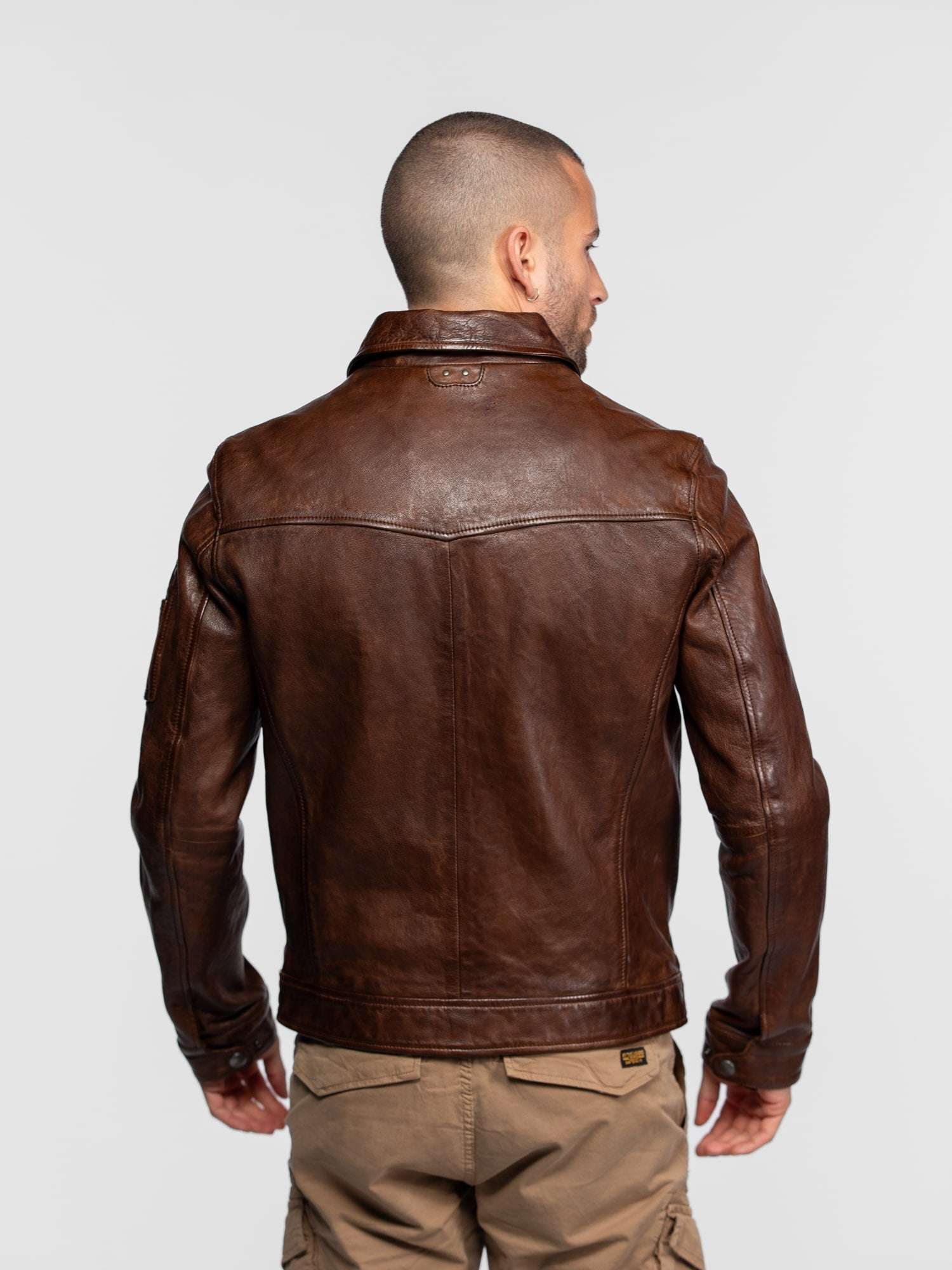 Monty - Blouson cuir aviateur