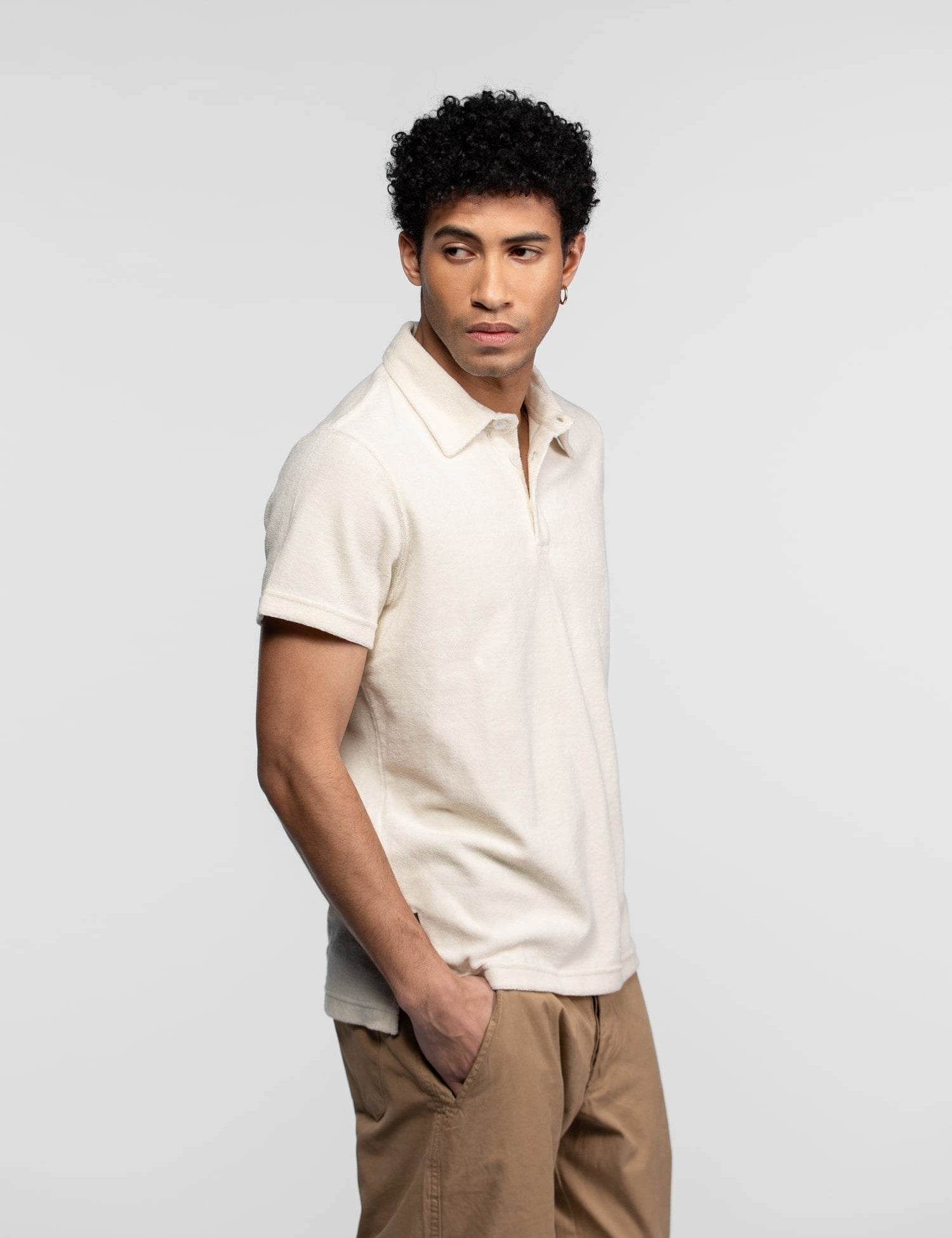 Brody - Polo eponge homme