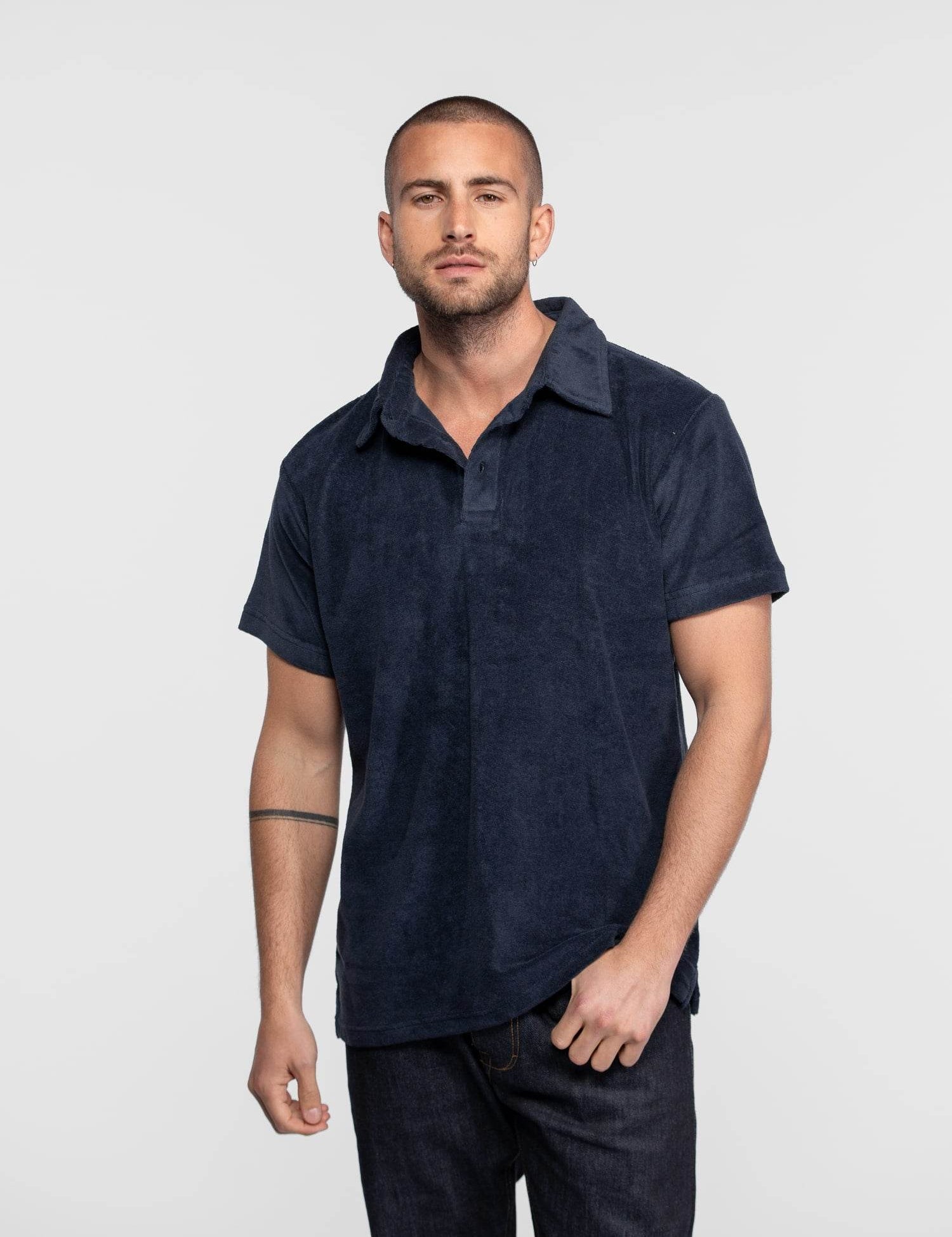 Brody - Polo eponge homme