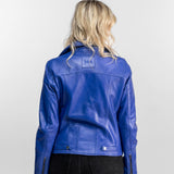 Haven - Blouson biker cuir femme