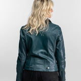 Haven - Blouson biker cuir femme