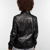 Dolores - Chemisier en cuir femme